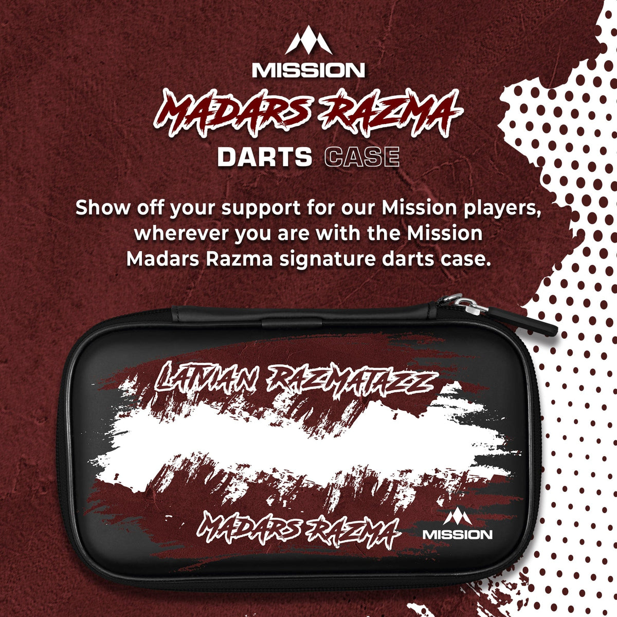Mission Darts Players- EVA Dart Case - Madars Razma
