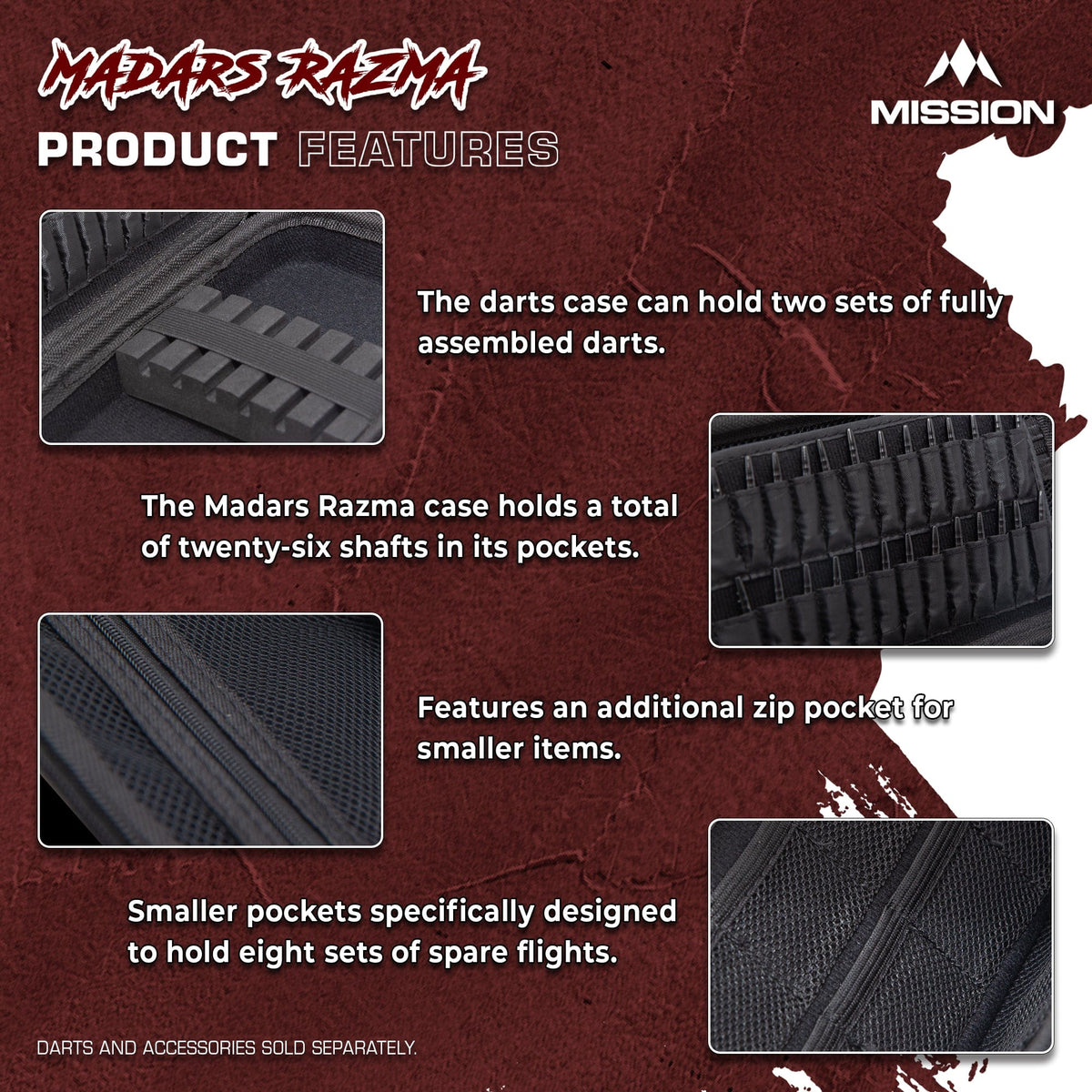 Mission Darts Players- EVA Dart Case - Madars Razma
