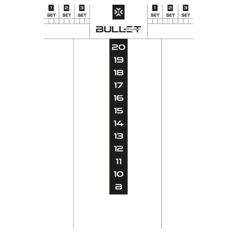 Bullet Score Whiteboard - 45 x 30 cm