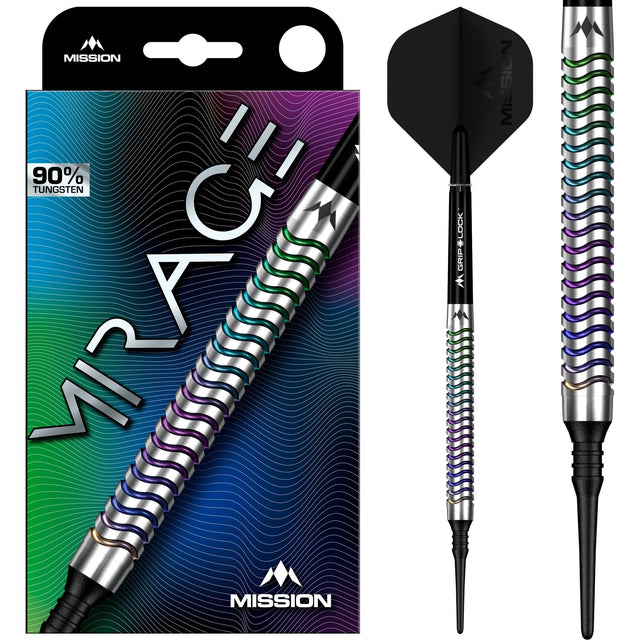 Mission Mirage Darts - Soft Tip - 90% Tungsten 20g