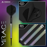 Mission Mirage Darts - Steel Tip - 90% Tungsten