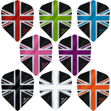 *Mission Alliance Union Jack Dart Flights - No6 - Std - Black