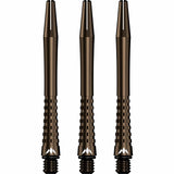 Mission Atom13 Aluminium Shafts - Anodised Metal Stems - Bronze