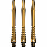 Mission Atom13 Aluminium Shafts - Anodised Metal Stems - Gold