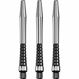 Mission Atom13 Aluminium Shafts - Natural Metal Stems - Black