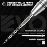 Mission Caliburn EVO Dart Points - Mission Logo