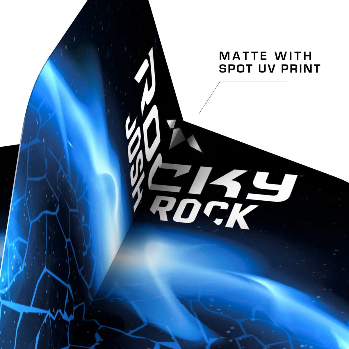 *Mission Solo Dart Flights - 100 Micron - No2 - Std - Josh Rock - Rocky
