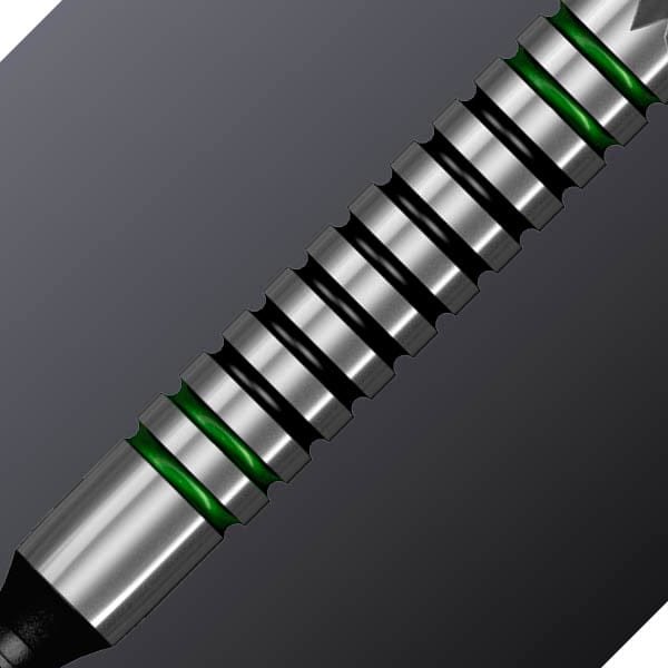 Mission Martin Lukeman Darts - Soft Tip - Black & Green - 20g 20g