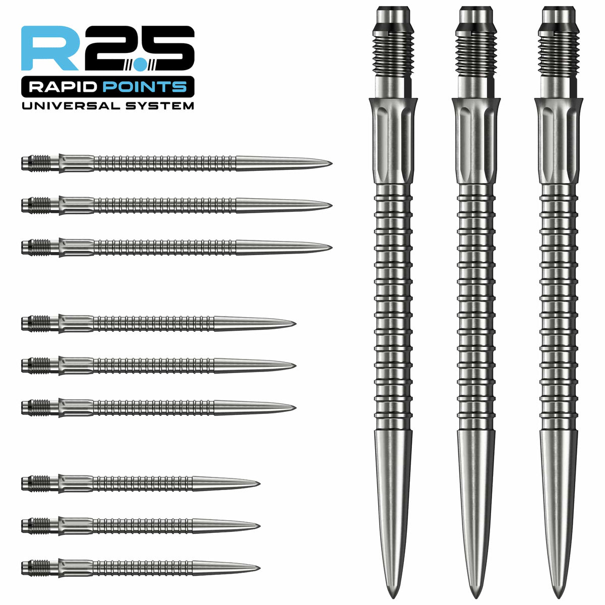 Mission R2.5 Rapid Dart Points - Steel Tip - GV1