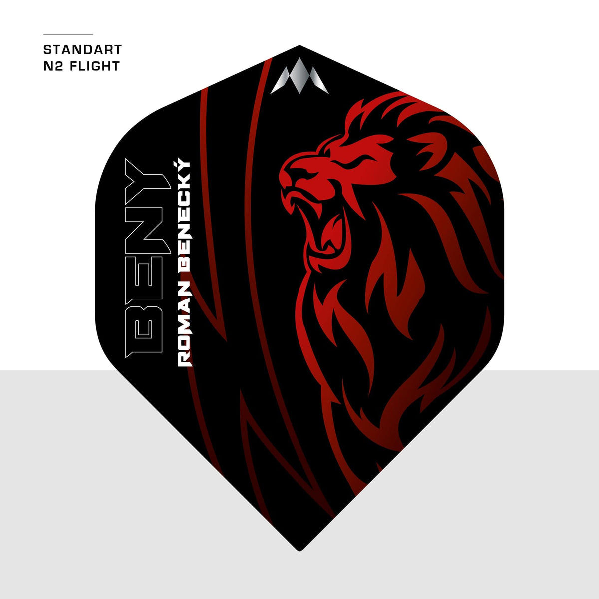 *Mission Solo Dart Flights - 100 Micron - No2 - Std - Roman Benecky