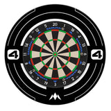 Mission Samurai 4 Dartboard Set - Dart Board & Surround Samurai 4 White / Samurai 4 White