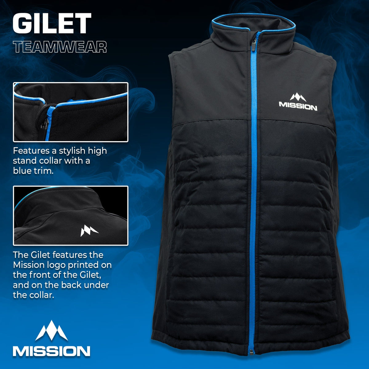 Mission Teamwear - Gilet - Black - Kids