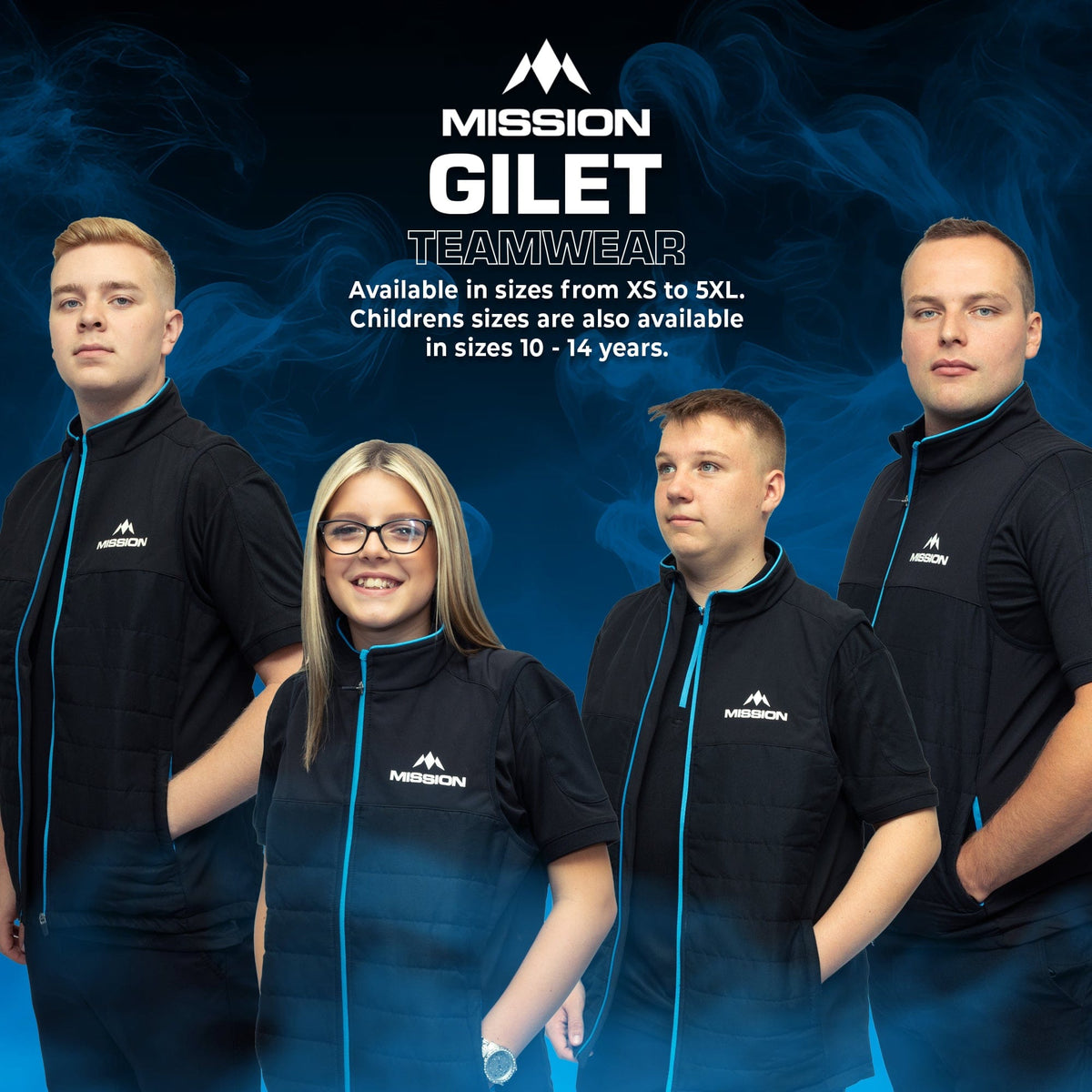 Mission Teamwear - Gilet - Black - Kids