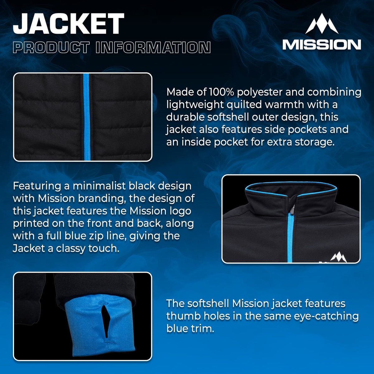 Mission Teamwear - Softshell Jacket - Black - Adult
