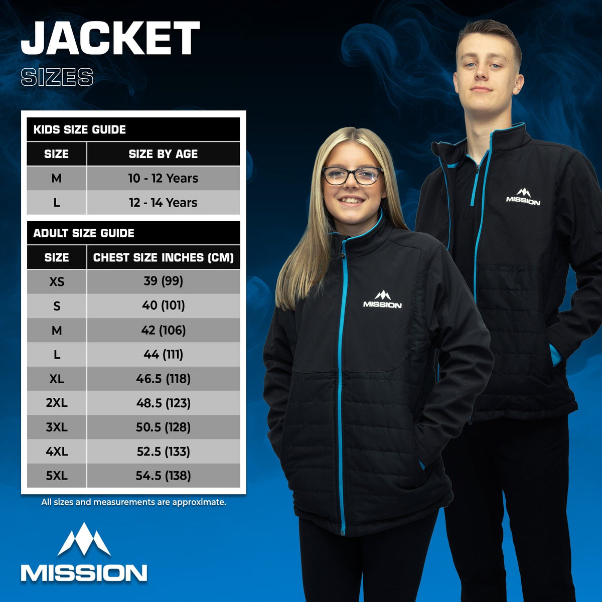 Mission Teamwear - Softshell Jacket - Black - Kids