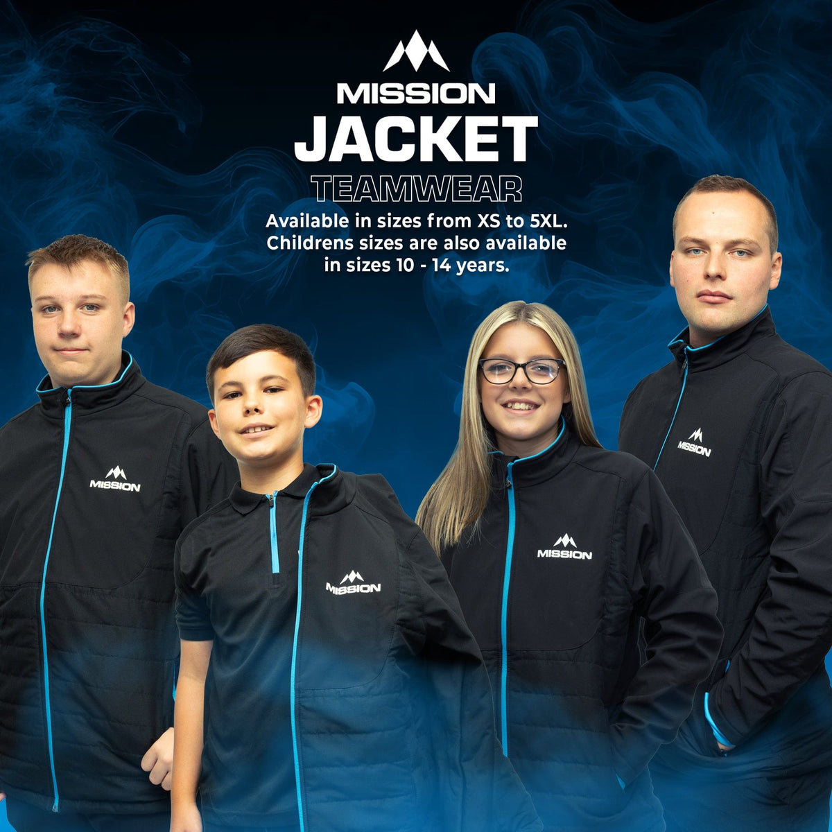Mission Teamwear - Softshell Jacket - Black - Kids