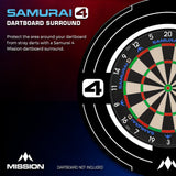 Mission Darts Samurai 4  Surround - White Edition