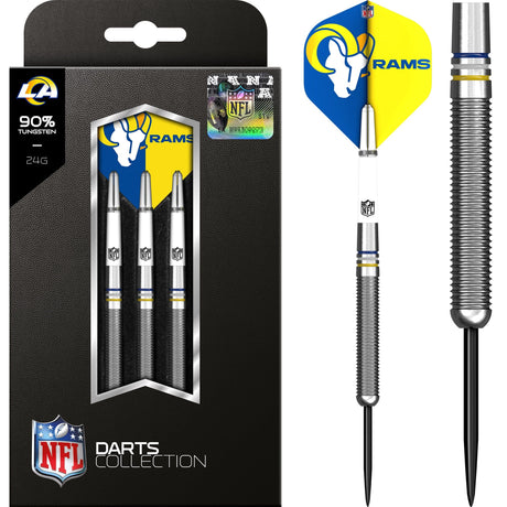 NFL - Steel Tip Tungsten Darts - Official Licensed - Los Angeles Rams - 24g