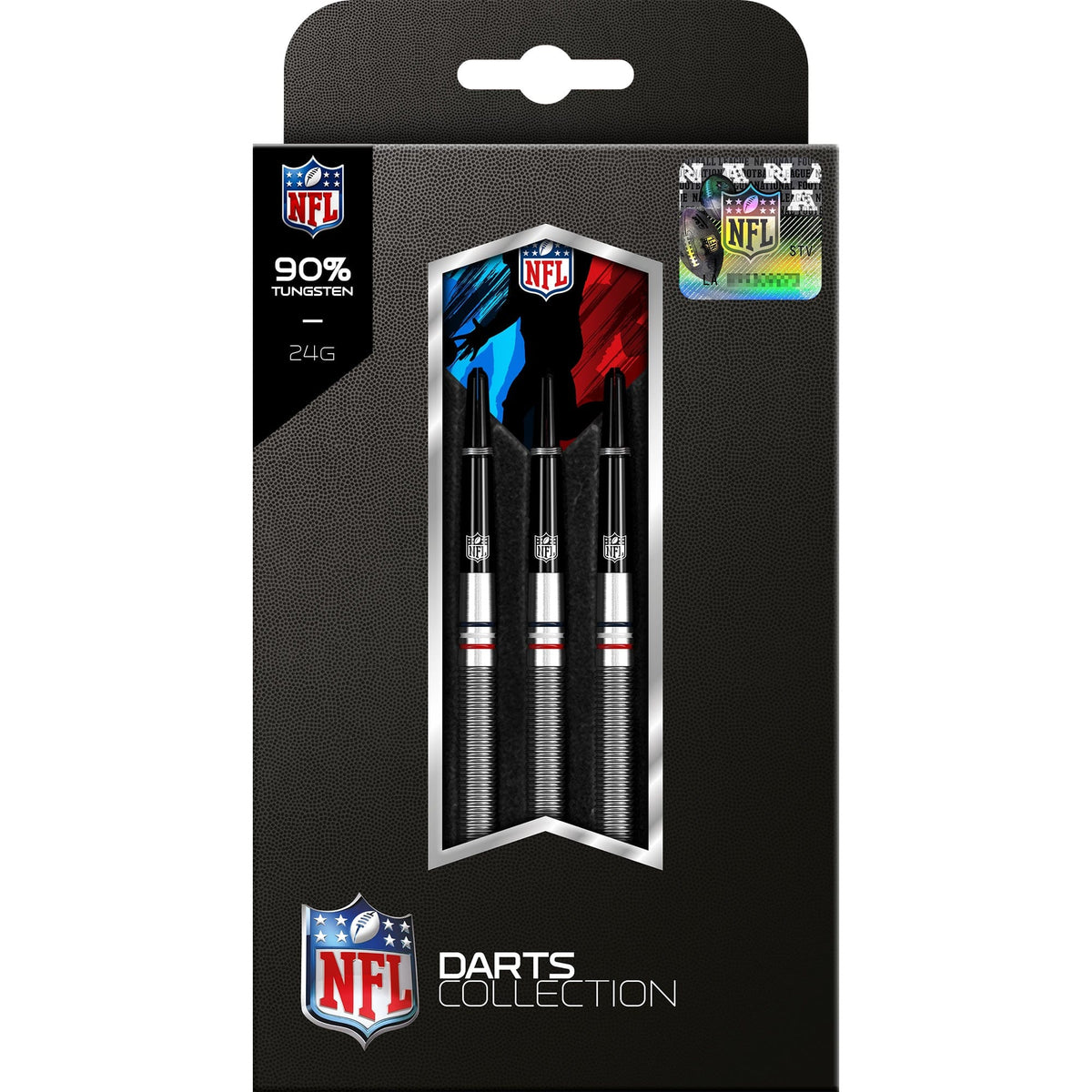 NFL - Steel Tip Tungsten Darts - Official Licensed - NFL Logo - 24g