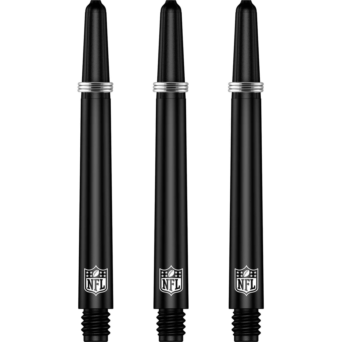 NFL - Nylon Shafts - Dart Stems with Springs - NFL Logo - Black