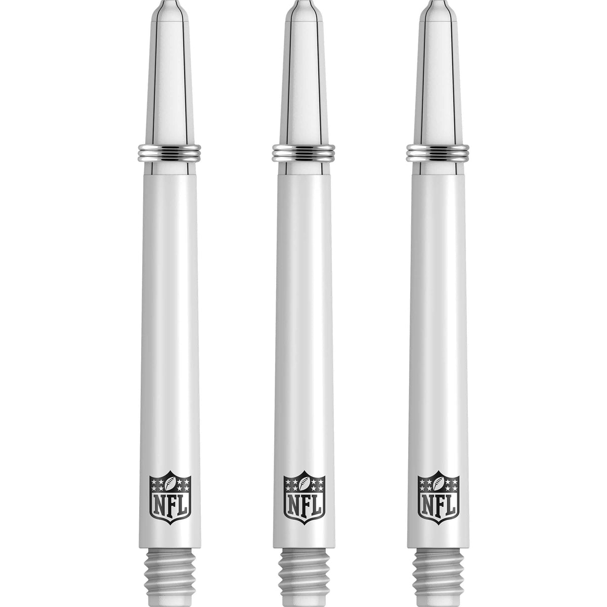 NFL - Nylon Shafts - Dart Stems with Springs - NFL Logo - White