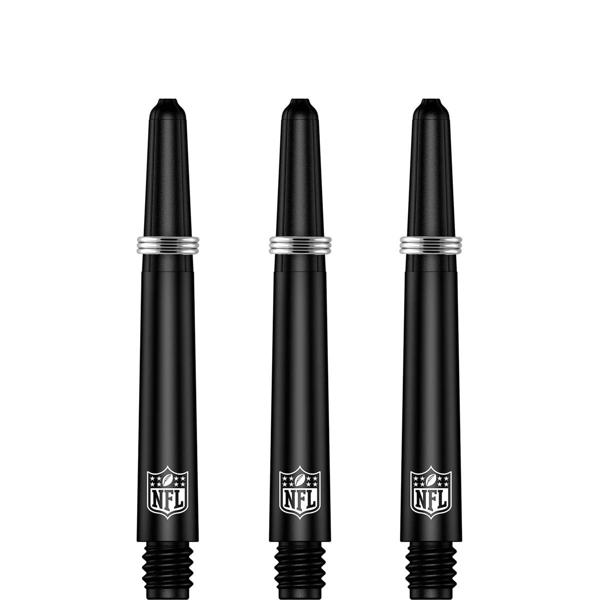 NFL - Nylon Shafts - Dart Stems with Springs - NFL Logo - Black