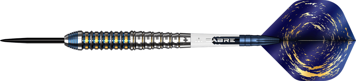 Mission Neutron Darts - Steel Tip - 95% Tungsten - Blue & Gold PVD