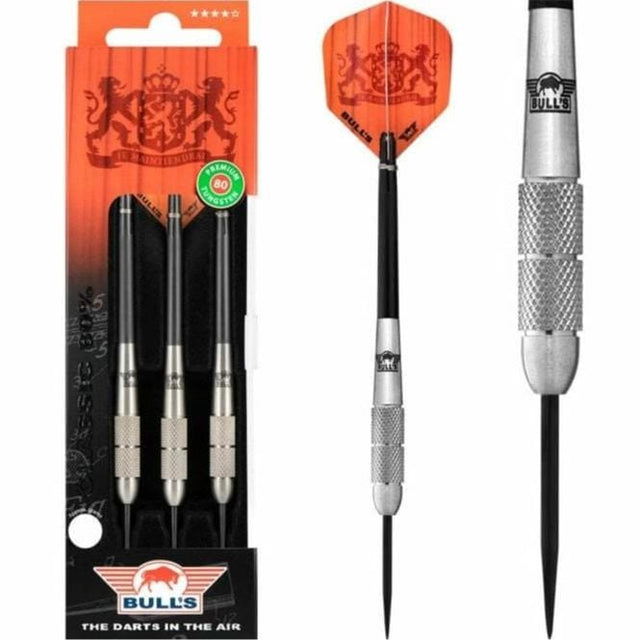 Bulls Classic 80 Darts - Steel Tip - Torpedo Knurl - 29g 29g