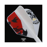 *Condor AXE Dart Flights - Devon Petersen - Small - African Warrior - Inspiration 3 - White