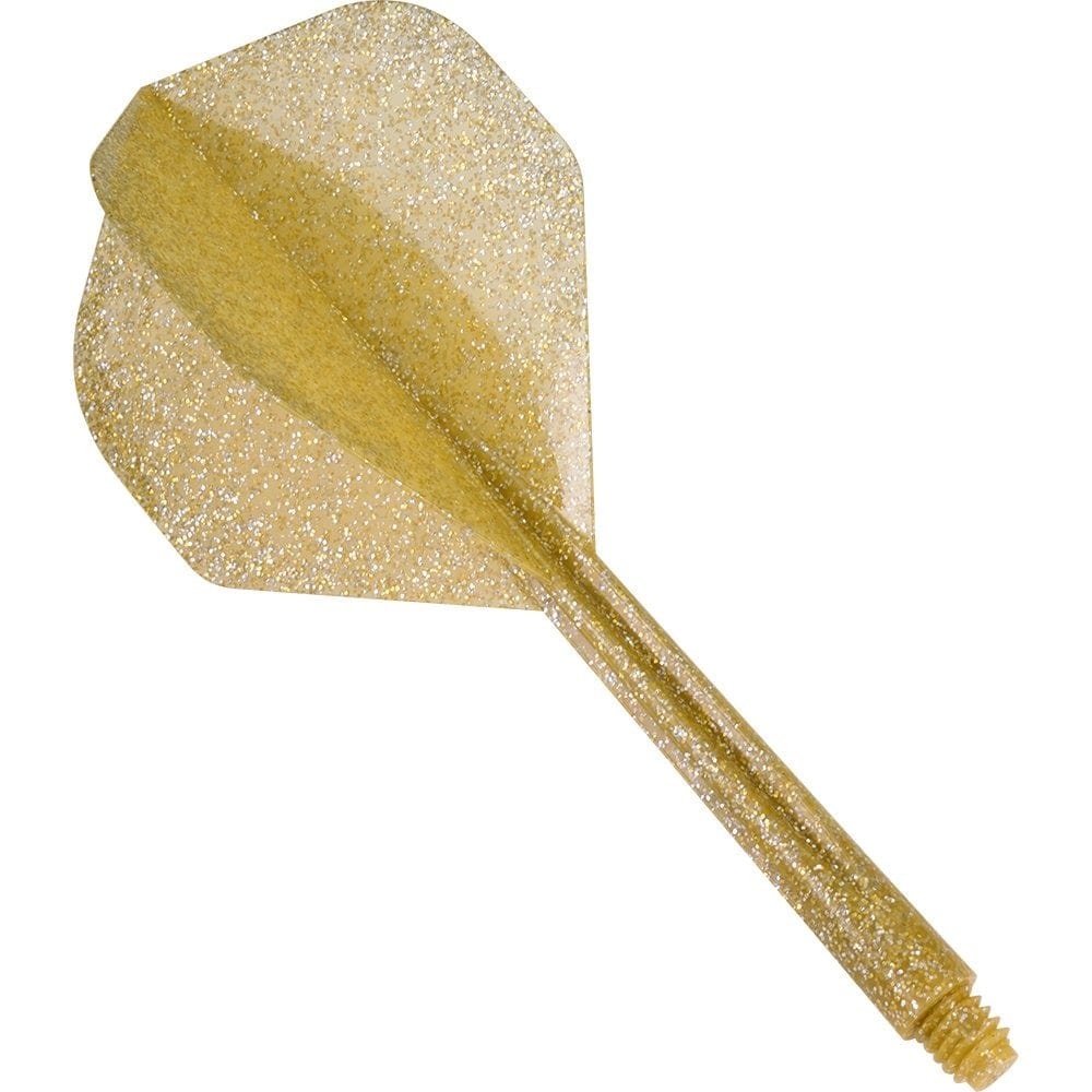 Condor Dart Flights - Zero Stress - Standard - Glitter - Gold Long