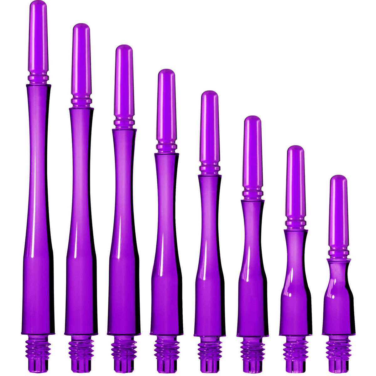 *Cosmo Fit Shaft Gear - Spinning - Hybrid - Clear Purple Cosmo Size 1 - 13mm