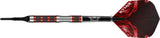 Bulls Smoke Darts - Soft Tip - Style B - Ringed - Black and Red 18g