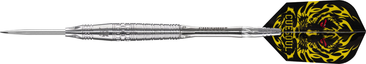 *Cuesoul - Steel Tip Tungsten Darts - Fighting Soul - Micro Grip - 24g (Barrel Weight 18g) 18g
