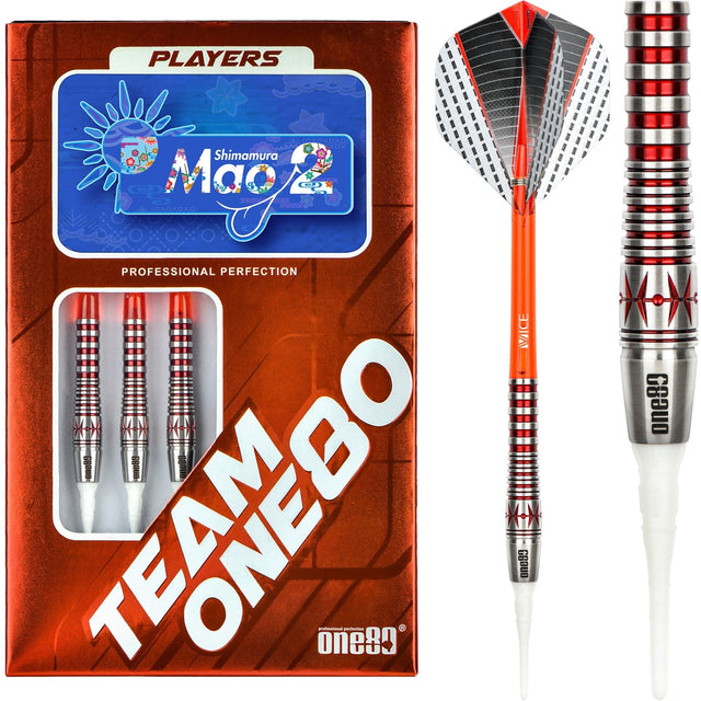 *One80 Mao Shimamura Darts - Soft Tip - Signature V2 16g