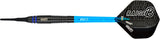 One80 Raise B Darts - Soft Tip - Black - Blue Rings 17g