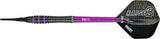 One80 Raise B Darts - Soft Tip - Black - Purple Rings 17g