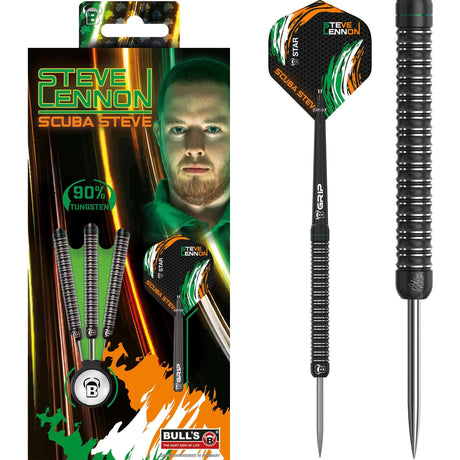 BULL'S Steve Lennon Darts - Steel Tip - Scuba Steve 24g