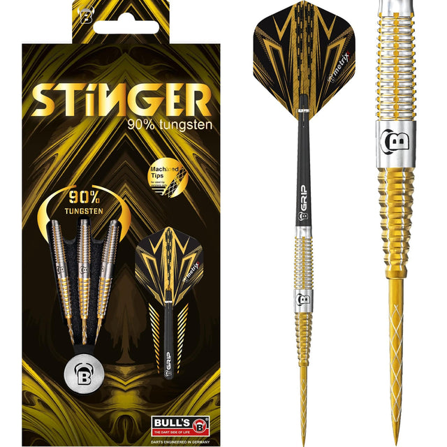 BULL'S Stinger Darts - Steel Tip - Gold Titanium 23g