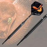 BULL'S Mamba 97 Darts - Soft Tip - M3 - Black Titanium 18g