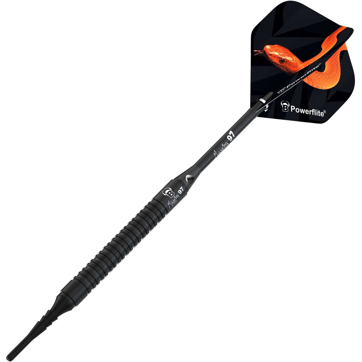 BULL'S Mamba 97 Darts - Soft Tip - M2 - Black Titanium