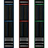 Designa Checkouts Carpet Mat - Non Slip Back - 290cm X 60cm