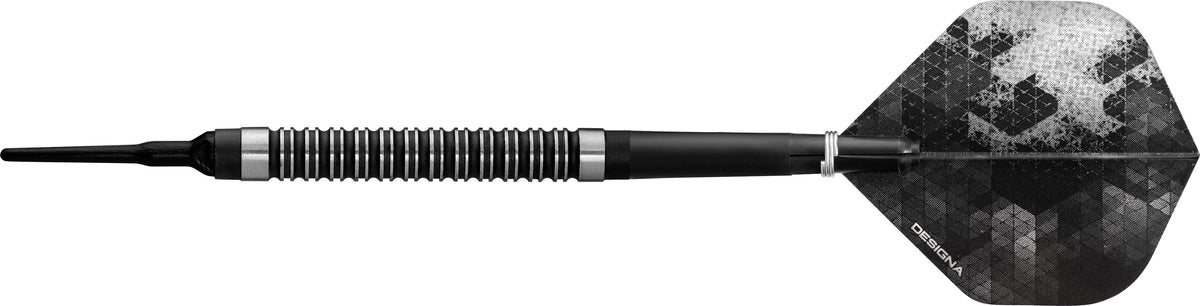 Designa Dark Thunder V2 Darts - Soft Tip - Black