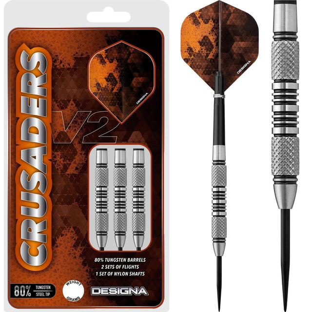 Designa Crusader V2 Darts - Steel Tip - M3 20g