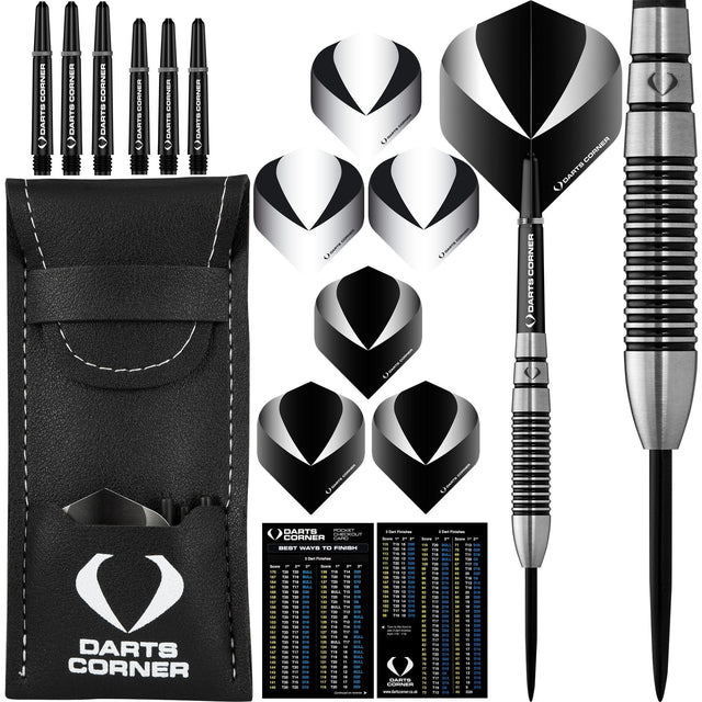 *Darts Corner Warfare Darts - Steel Tip - M2 - Black Ring 21g