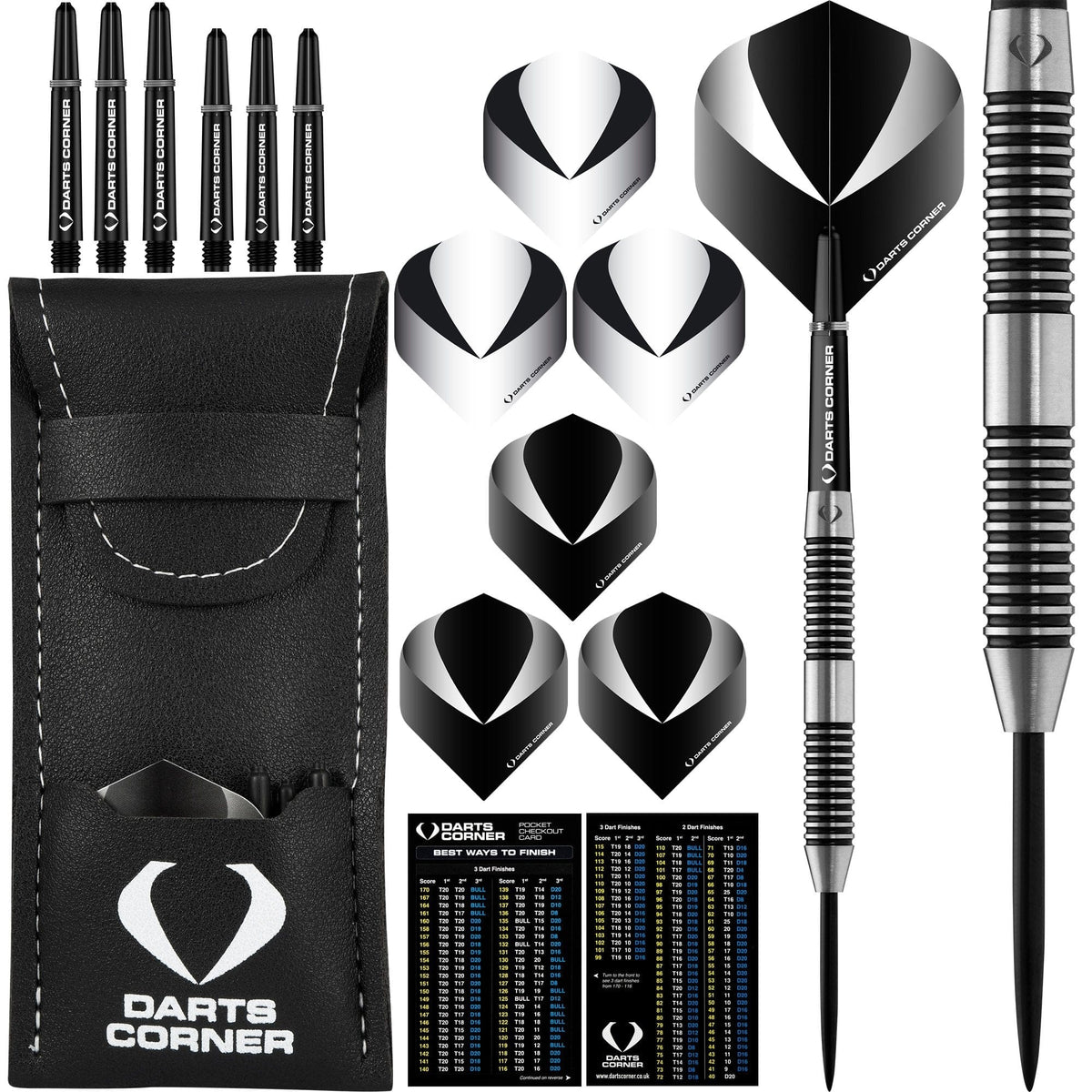 Darts Corner Warfare Darts - Steel Tip - M5 - Black Ring 23g