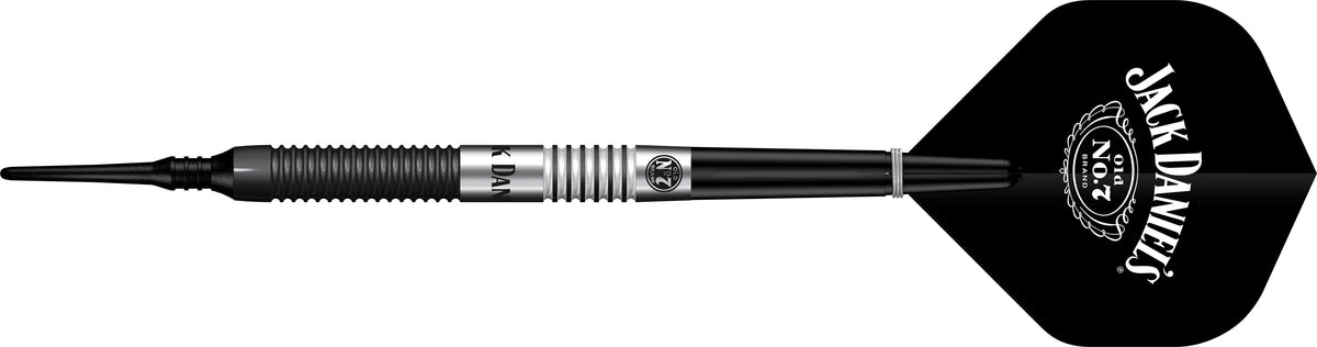 Jack Daniels Old No7 - Tungsten Darts - Soft Tip - Black 20g