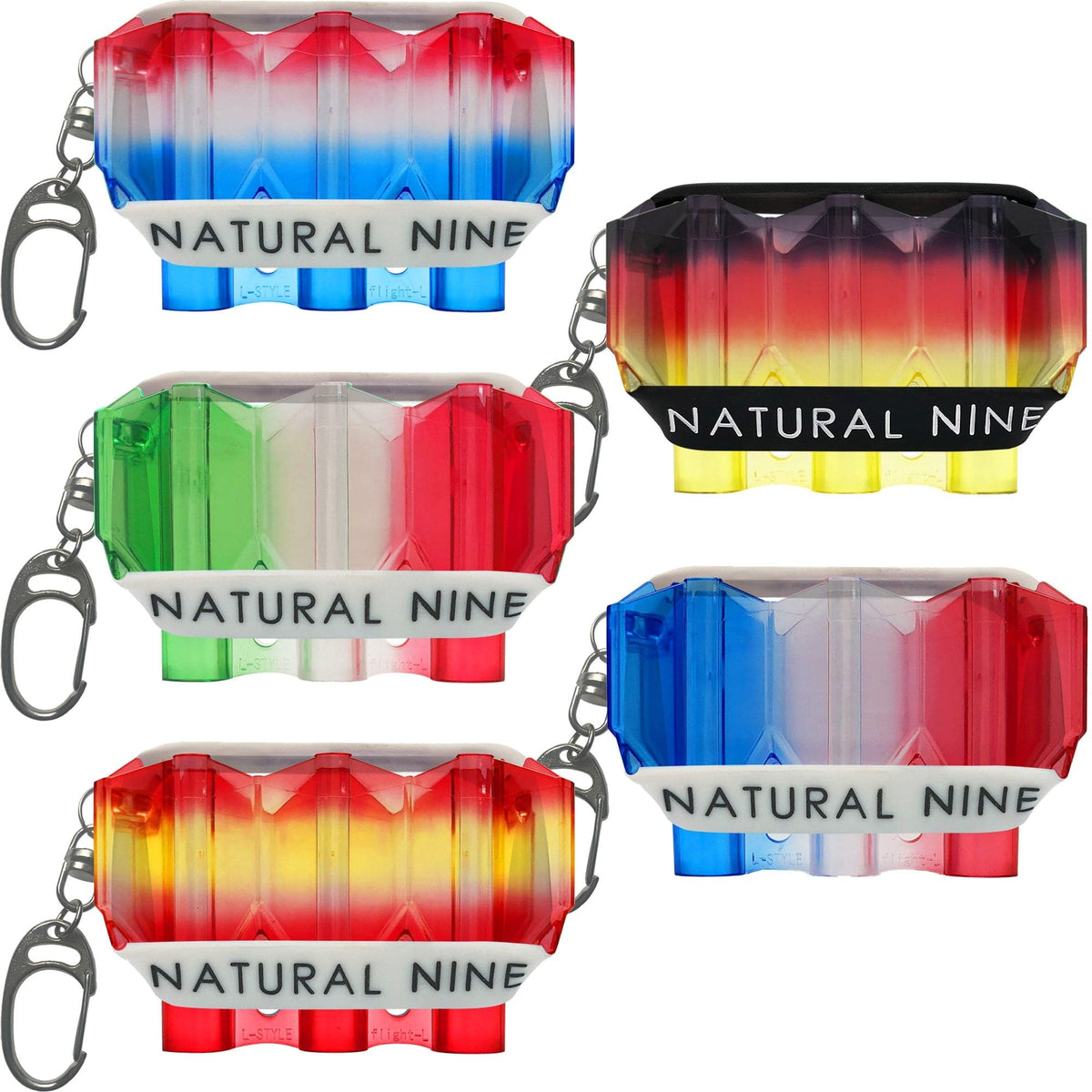 *L-Style - Natural 9 - KrystaL Flight Case - Tri Colour