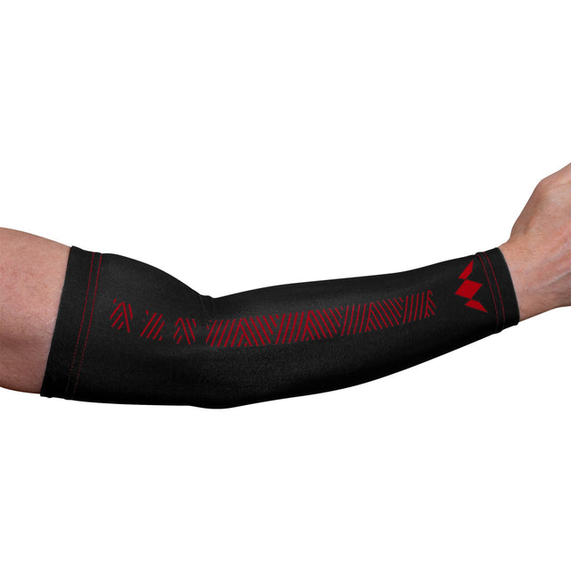 Mission Darts REACH Arm Sleeves (Pair) - Reflex - Black & Red 2XL