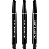 Mission GripLock Shafts - Dart Stems - Black Medium