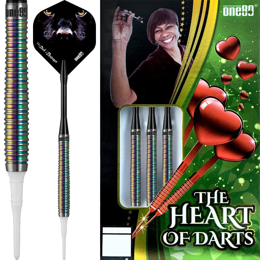 *One80 Deta Hedman VHD Darts - Soft Tip Tungsten - Hand Made 16g